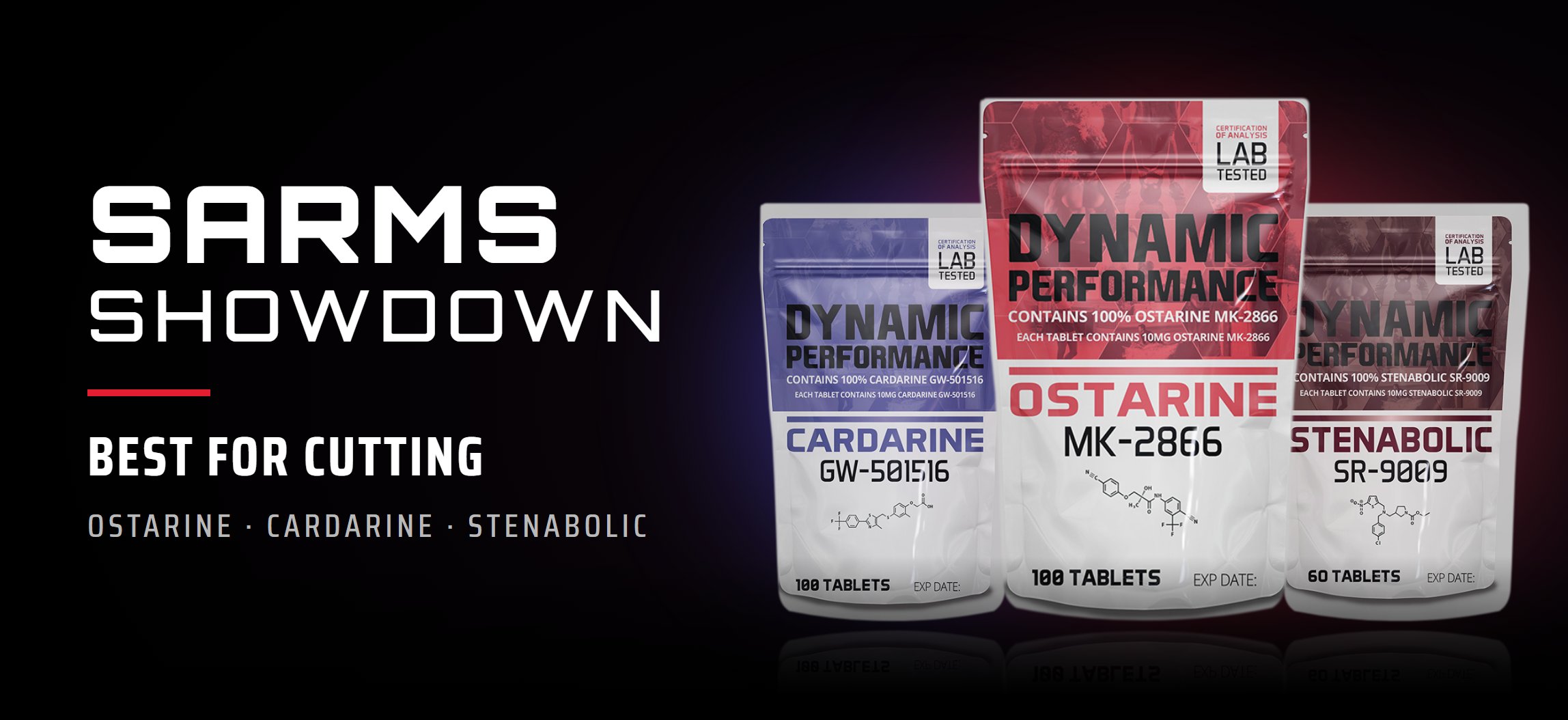 SARM Showdown: Best SARMs for Cutting — Ostarine vs Cardarine vs Stenabolic