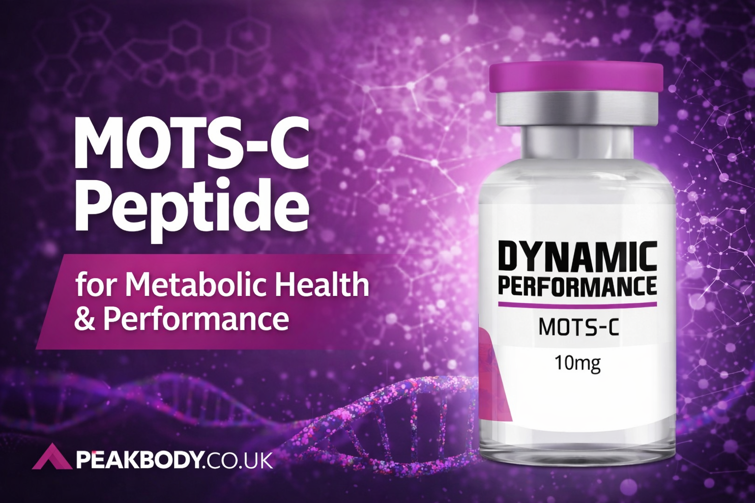 MOTS‑C 10mg Peptide — The Metabolic Peptide on the Cutting Edge of Energy & Performance